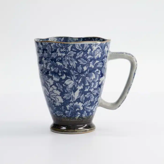 Tokyo Design Studio - Some Botan - Mug - Blue/Grey - 9x11cm - 400ml - Image 2