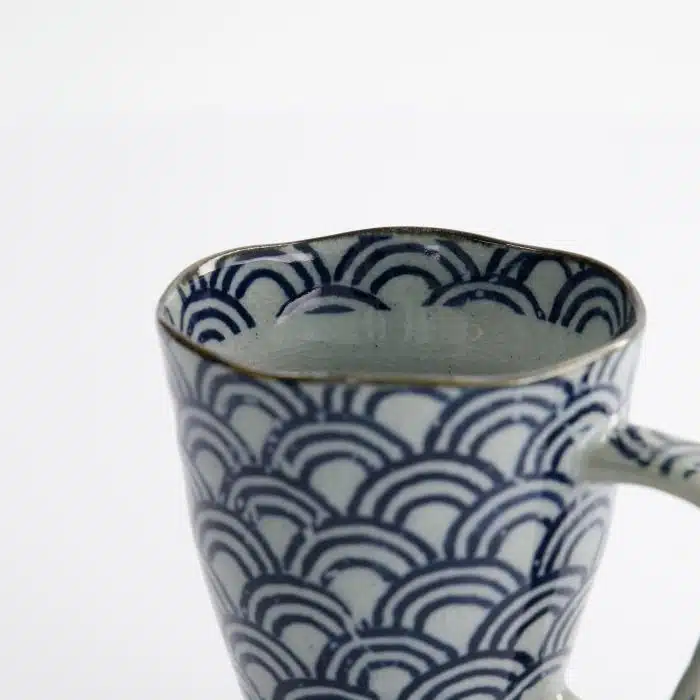 Tokyo Design Studio - Wave - Mug - Blue/Grey - 9x11cm - 400ml - Image 4