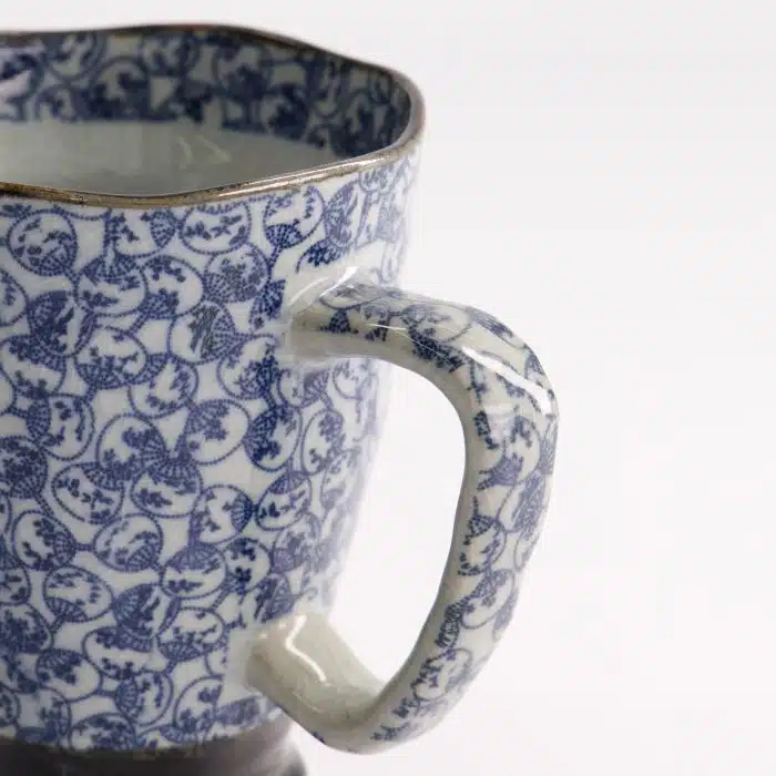 Tokyo Design Studio - Fan - Mug - Blue/Grey - 9x11cm - 400ml - Image 4