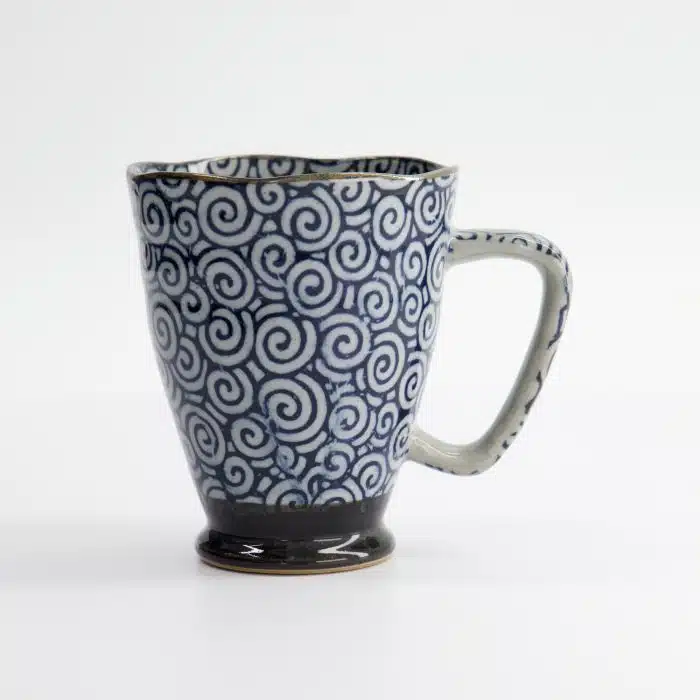 Tokyo Design Studio - Circle - Mug - Blue/Grey - 9x11cm - 400ml - Image 2