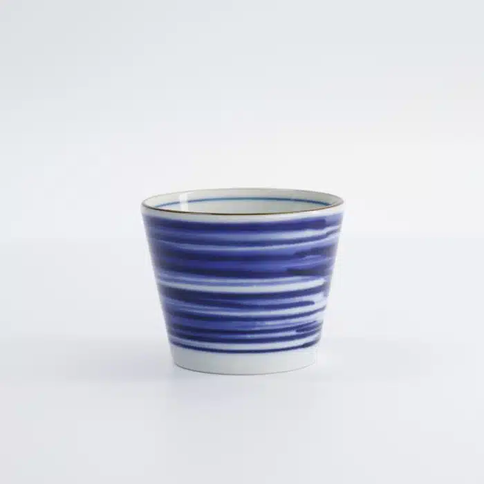 Tokyo Design Studio - Teacup - Straight - Blue/White - Japan - Gosu - 8.3x6.5cm - 180ml - Image 3