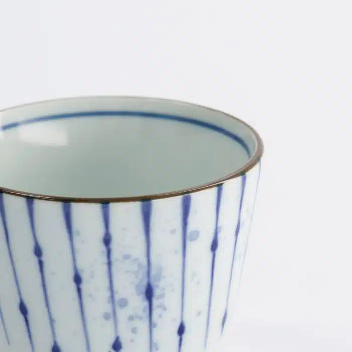 Tokyo Design Studio - Teacup - Straight - Blue/White - Japan - Fukizumi - 8.3x6.5cm - 180ml - Image 4