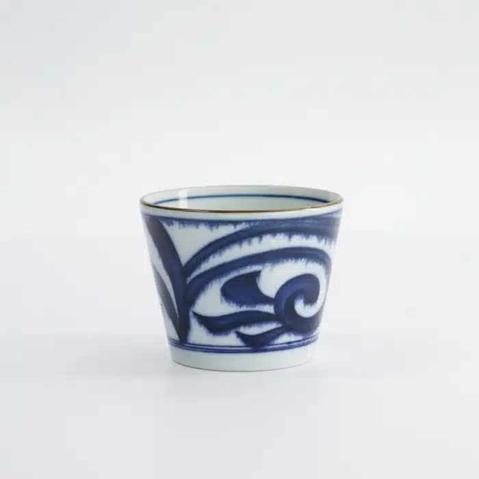 Tokyo Design Studio - Teacup - Straight - Blue/White - Japan - Aisomon - 8.3x6.5cm - 180ml - Image 4