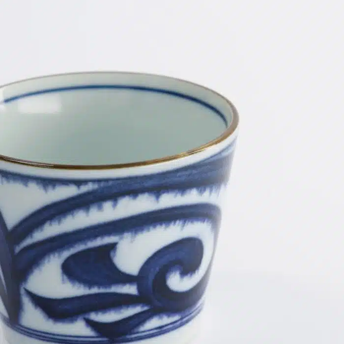 Tokyo Design Studio - Teacup - Straight - Blue/White - Japan - Aisomon - 8.3x6.5cm - 180ml - Image 3