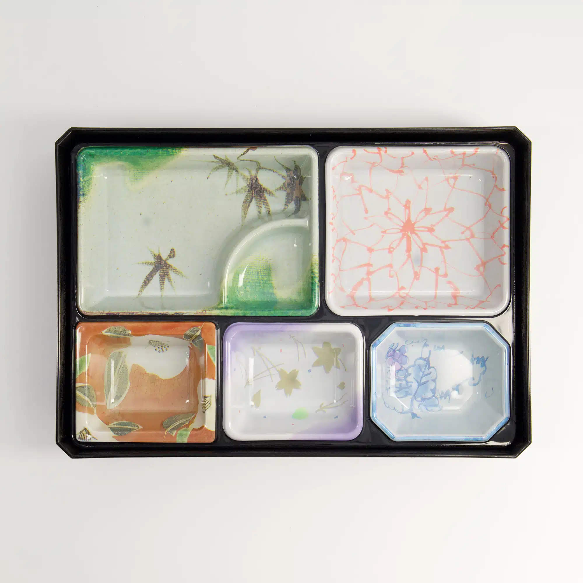 Tokyo Design Studio - Bento Box - Rectangle Matsukado - Black - 30.7x21.5x6.5cm - Image 2