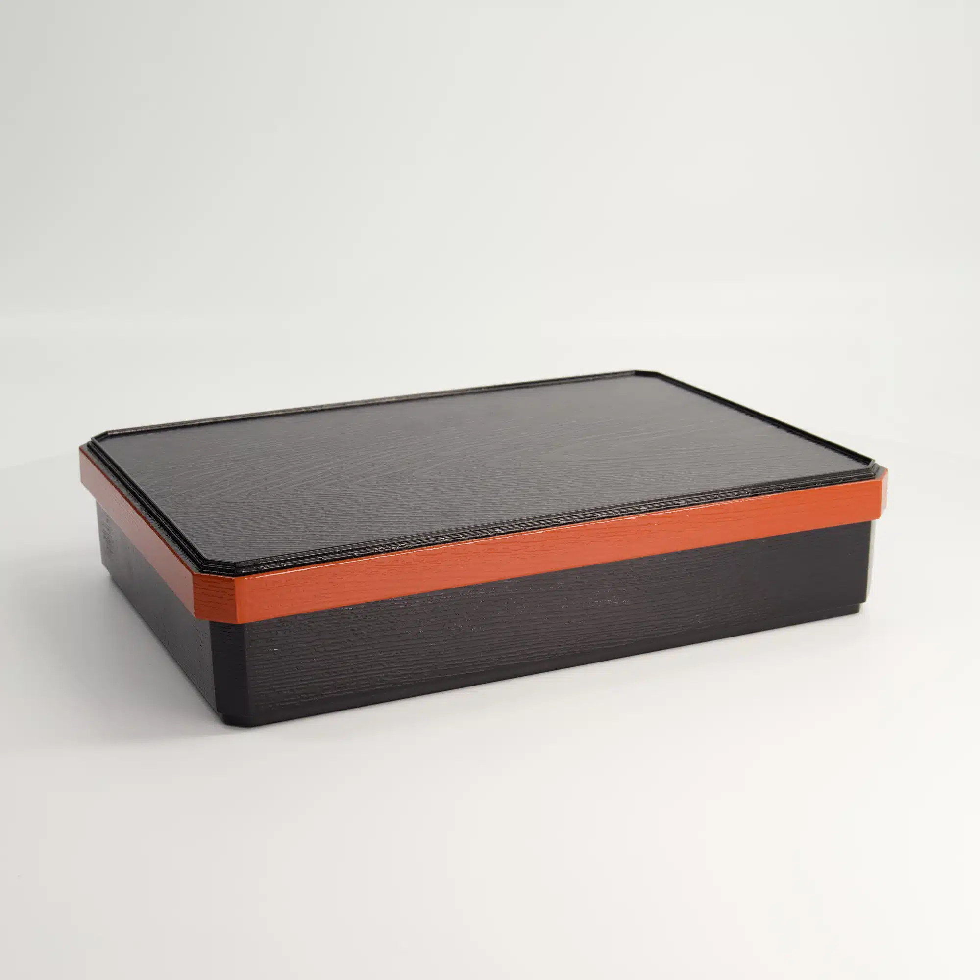 Tokyo Design Studio - Bento Box - Rectangle Matsukado - Black - 30.7x21.5x6.5cm - Image 7