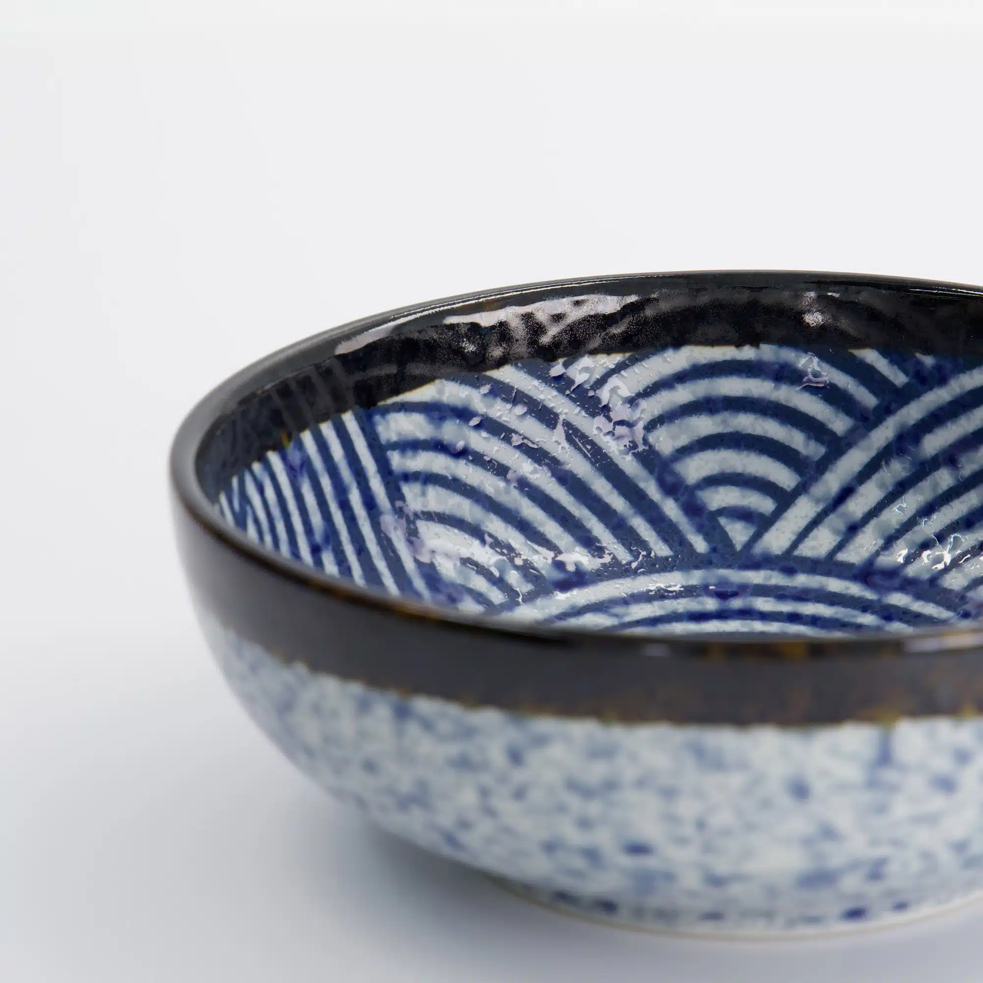 Tokyo Design Studio - Aisai Seigaiha - Bowl - 15.3x5.5cm - 550ml - Image 4