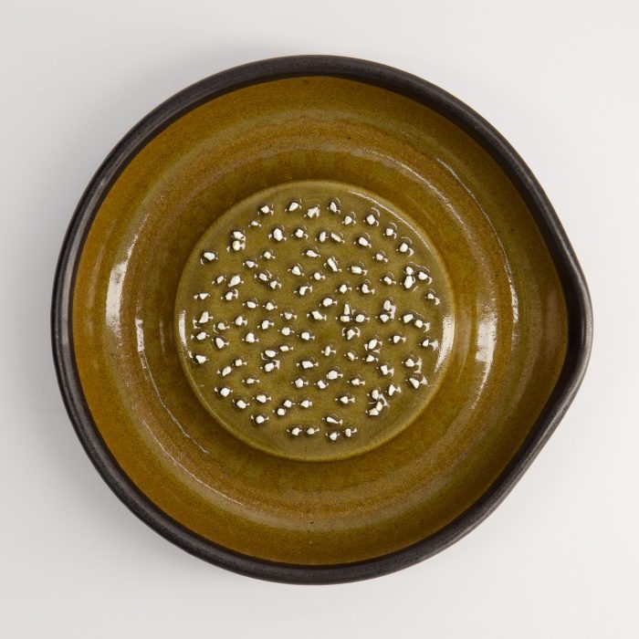 Tokyo Design Studio - Motoshige - Kitchen Grater Plate - Large - Stoneware - Black - 18.5x10x18cm - Image 2
