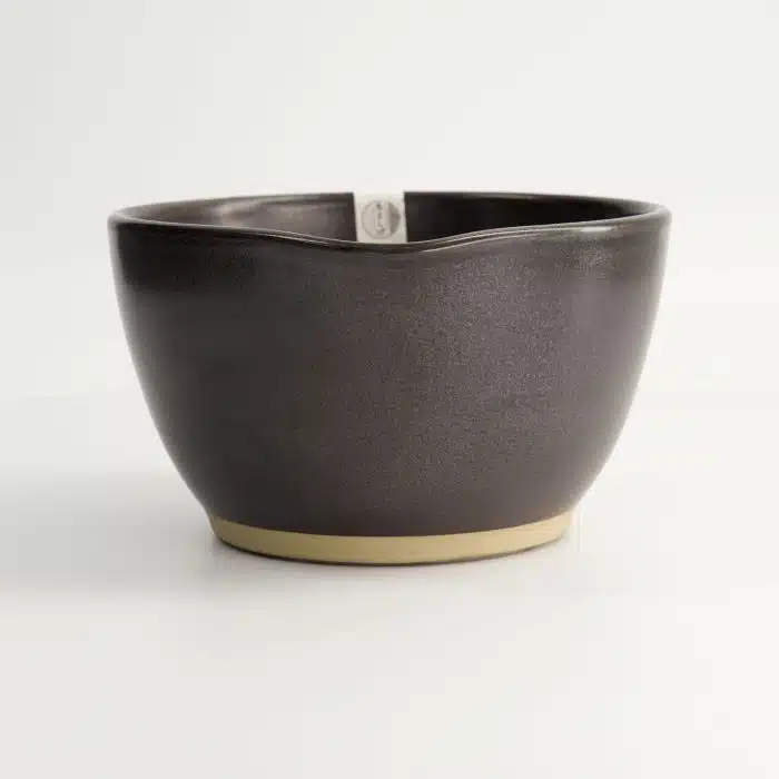 Tokyo Design Studio - Kitchen Mortar - Suribachi Bowl with Non-Slip Base - Black - 18.5x10x18cm - Image 3