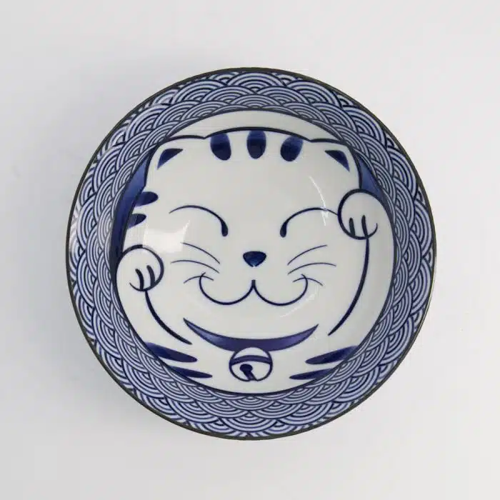 Tokyo Design Studio - Kawaii - Lucky Cat - Neko - Ramen Bowl - 19.7x7cm - 1000ml - Image 3