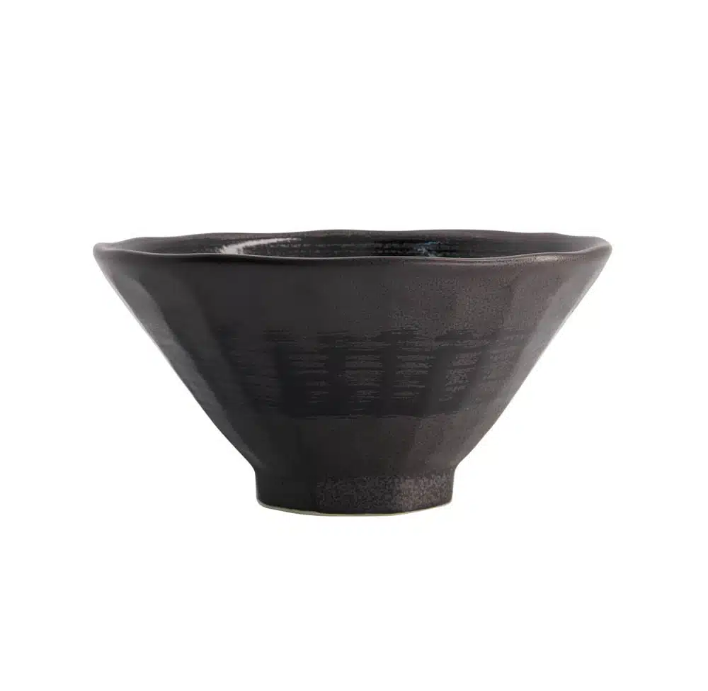 Tokyo Design Studio - Mixed Bowls - Black Brush - Ramen Bowl - 19.5x10cm - Image 2