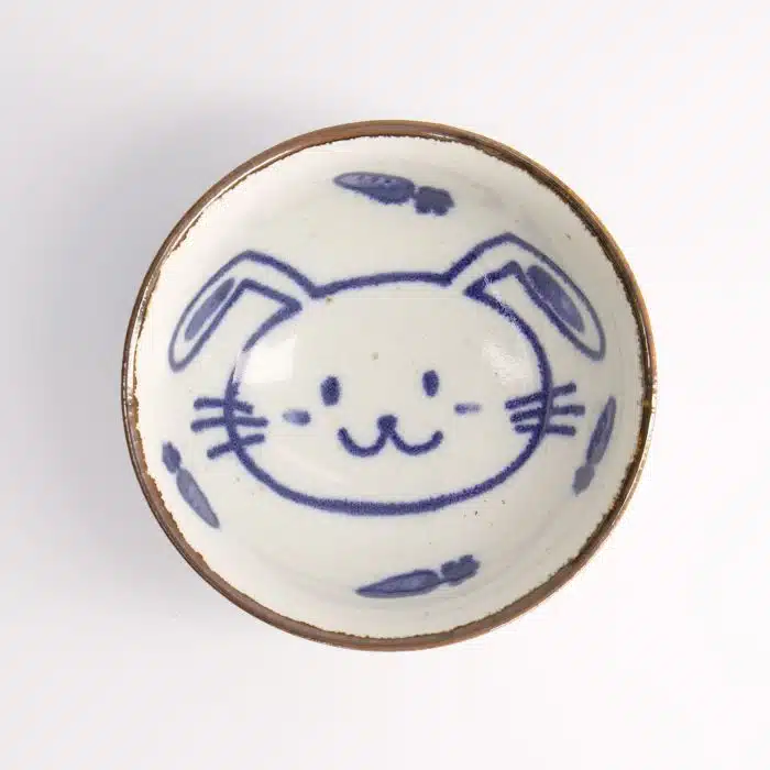 Tokyo Design Studio - Kawaii - Rabbit Usagi - Rice Bowl - Red - 11.5x6cm - 300ml