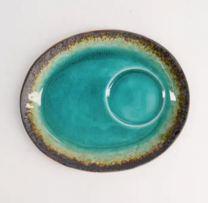 Tokyo Design Studio - Yamasaku - Schoteltje - Turquoise - 18x14x2cm