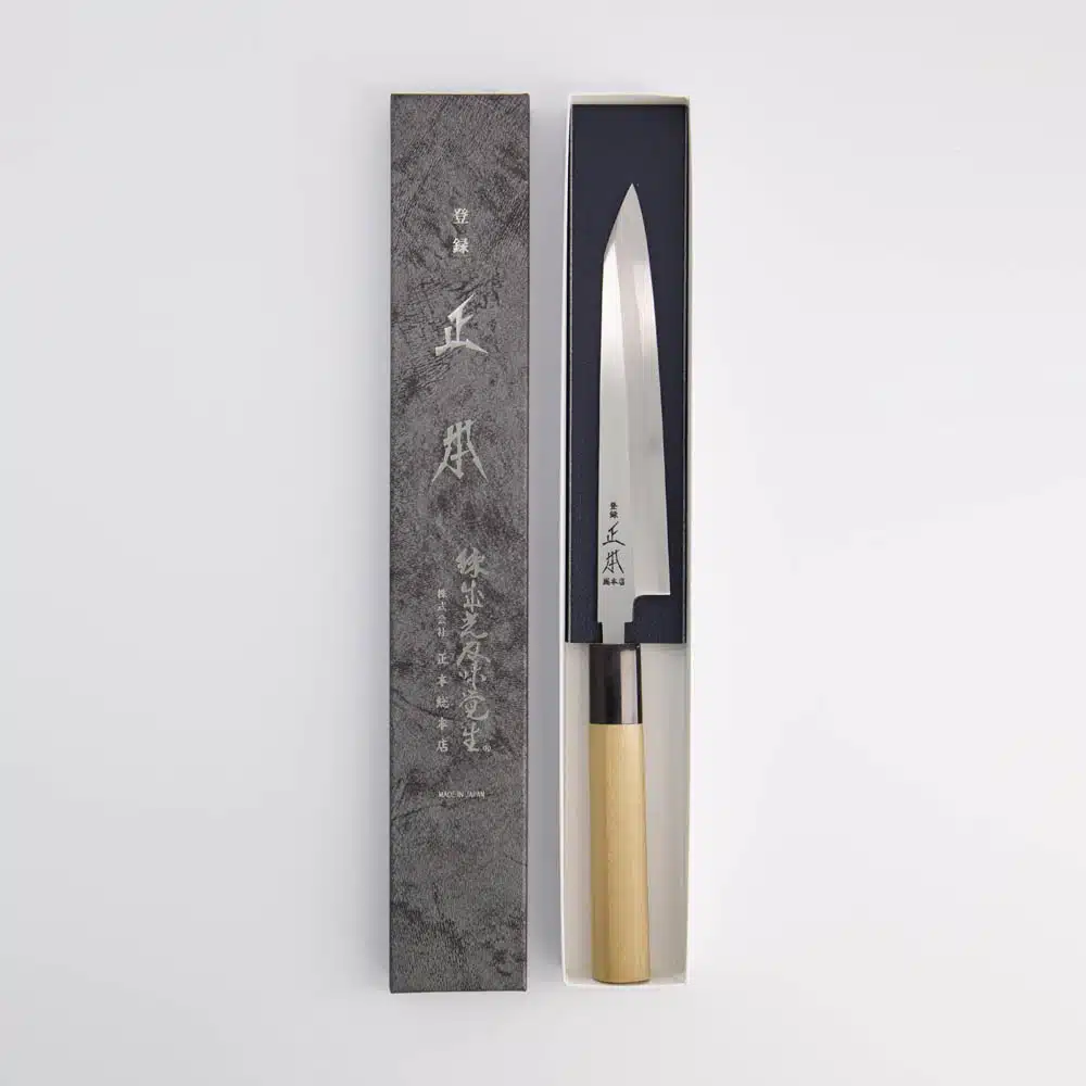 Tokyo Design Studio - Knife - Masamoto Carbon Steel Kiritsuke - 16.5cm - Image 4