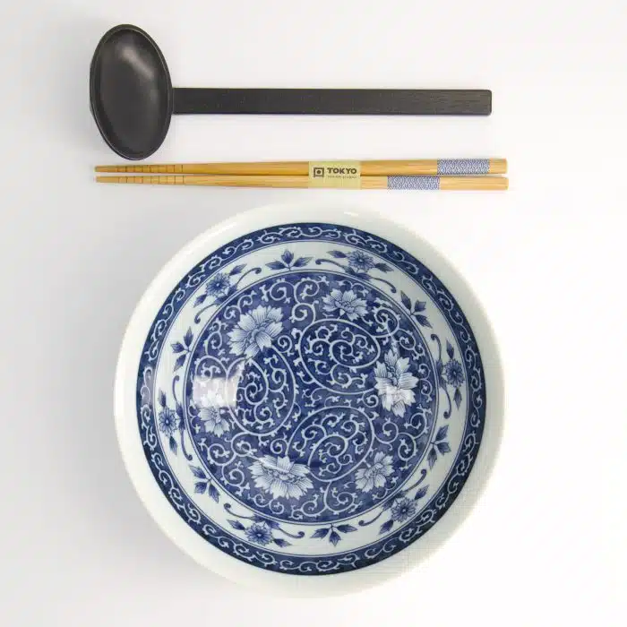 Tokyo Design Studio - Ramen Bowl - 3pcs - Giftset - Flower - 19x7.5cm - 1100ml - Image 3