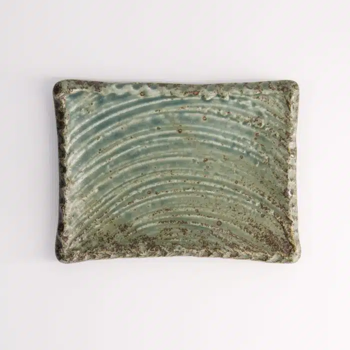 Tokyo Design Studio - Groot Bord - Wabi Uguisu - 17.5x13x2.2cm