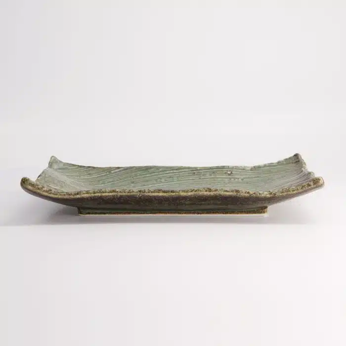 Tokyo Design Studio - Large Plate - Wabi Uguisu - 26x17.5x3.5cm - Image 3