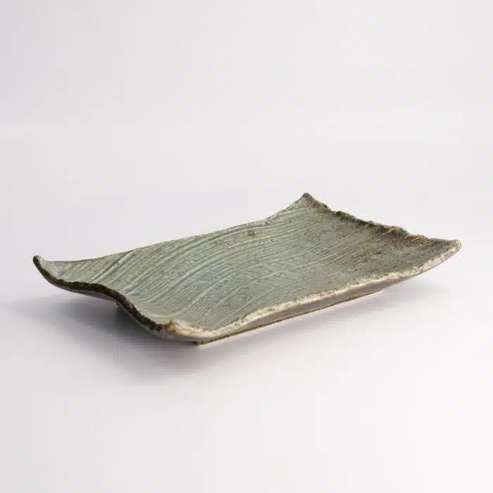 Tokyo Design Studio - Large Plate - Wabi Uguisu - 26x17.5x3.5cm - Image 4
