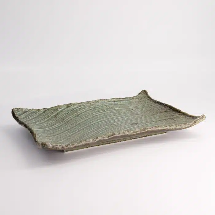Tokyo Design Studio - Large Plate - Wabi Uguisu - 31x21x4cm - Image 4