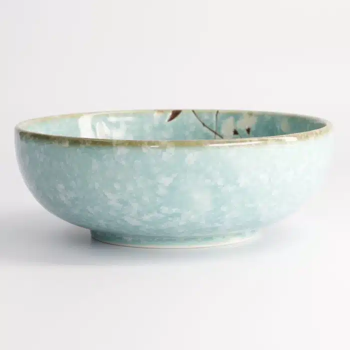 Tokyo Design Studio - Light Blue - Sakura - Shallow Bowl - 17.3x6cm - Image 3