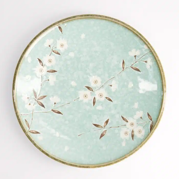 Tokyo Design Studio - Lichtblauw - Sakura - Bord - 26x3.4cm