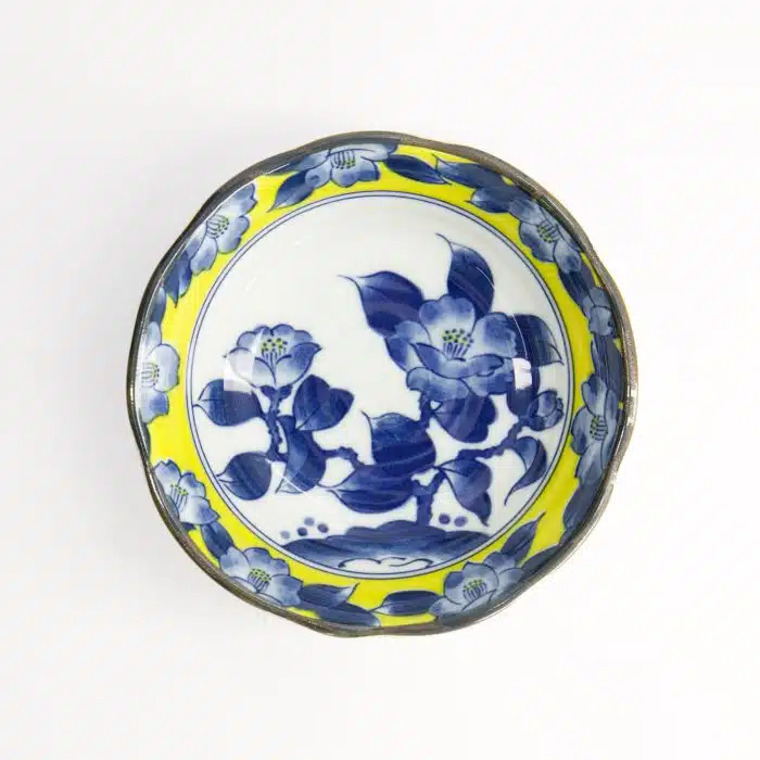 Tokyo Design Studio - Tsubaki - Tayo Bowl - Yellow/Blue - 13.9x4.1 - 600 ml - Image 2