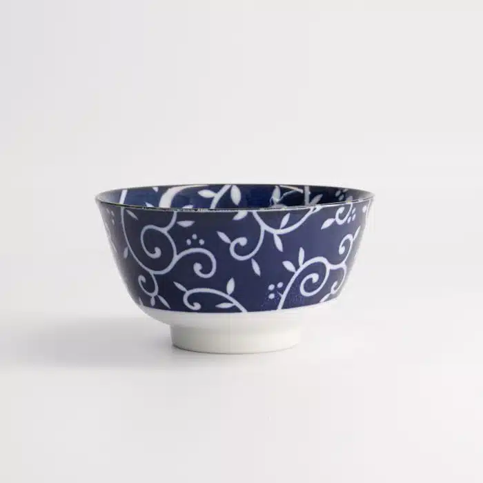 Tokyo Design Studio - Tokyo Blue - Karakusa - Mixed Bowls - 12.8x6.5cm - 400ml - Image 3