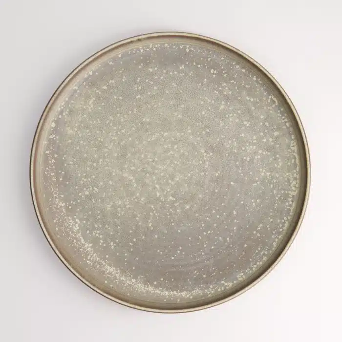 Tokyo Design Studio - Round Plate with Rim - Grey - 26.5x3cm - Image 2