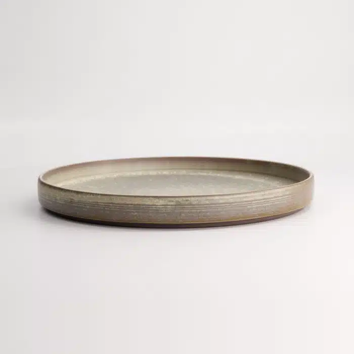 Tokyo Design Studio - Round Plate with Rim - Grey - 26.5x3cm - Image 3