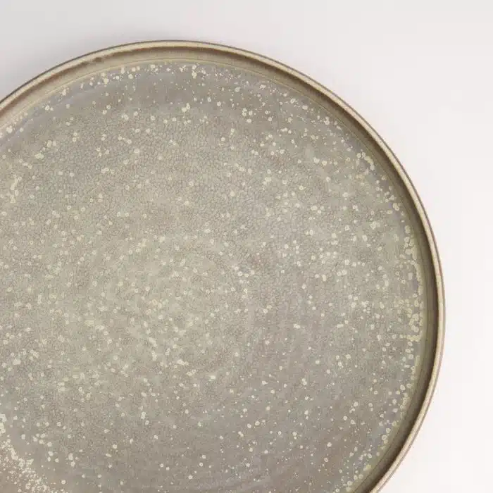Tokyo Design Studio - Round Plate with Rim - Grey - 26.5x3cm - Image 4