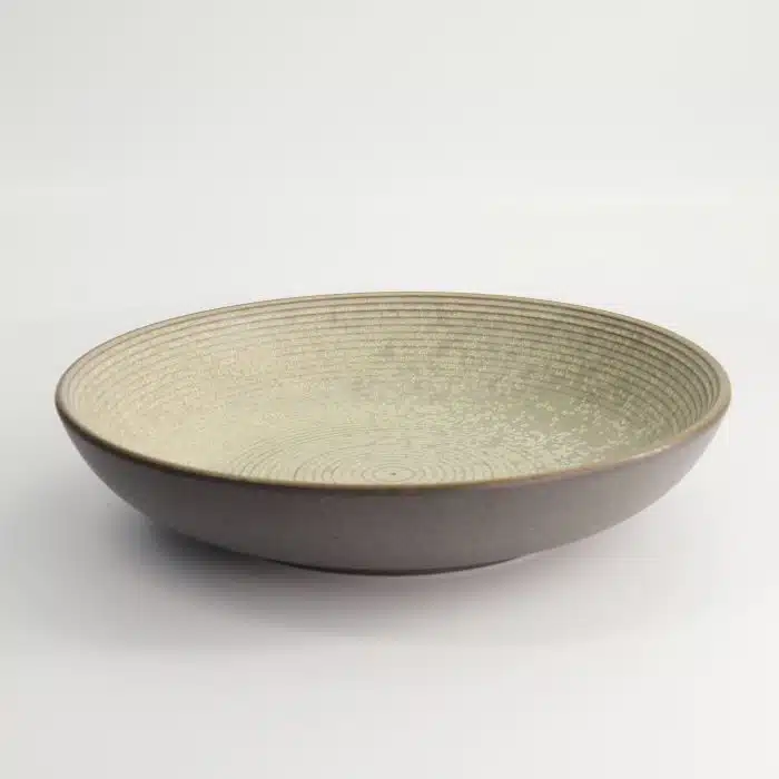 Tokyo Design Studio - Gold Sand Grey Shallow schaal - 26x5cm