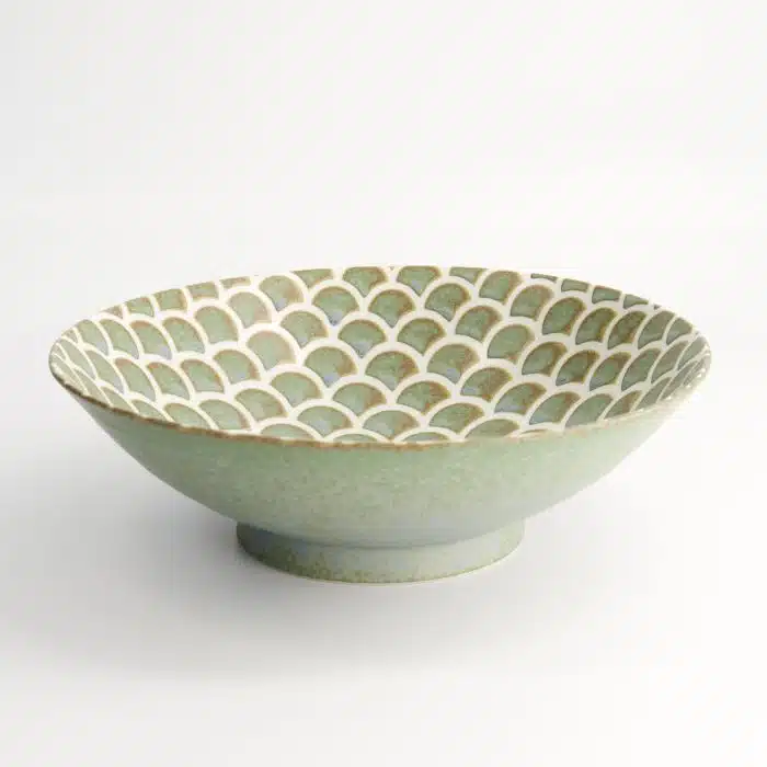 Tokyo Design Studio - Mixed Bowls - Vert Sauge Mermaid - 1-Piece Ramen Bowl Set - 25.4x7.8 cm 1600 ml - Image 2