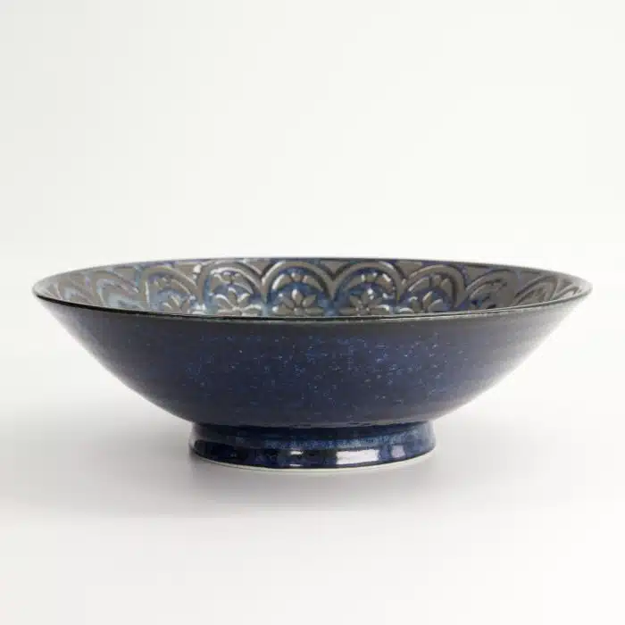Tokyo Design Studio - Zahra - Mixed Bowls - Ramen - Blue - 25.4x7.8cm - 1600ml - Image 3