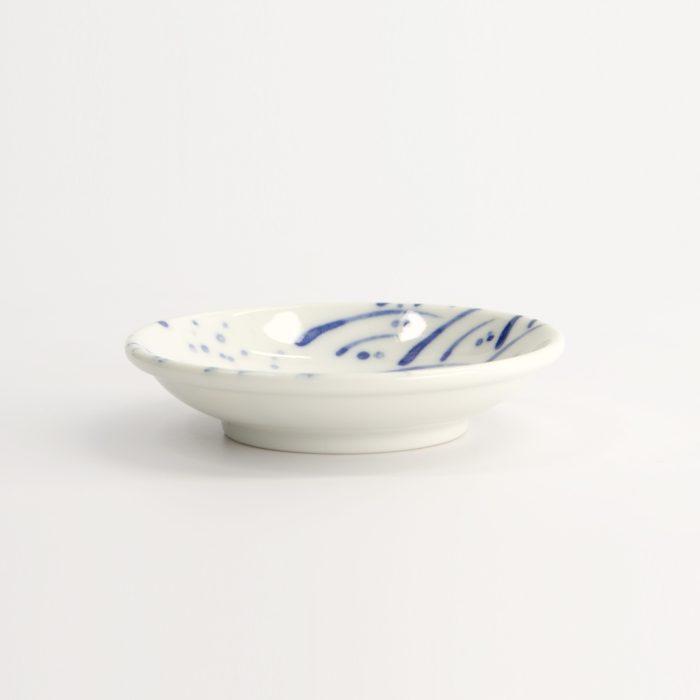 Tokyo Design Studio - Kawaii - Wave Blue - Sauce Bowl - 9x2.7cm - Image 4