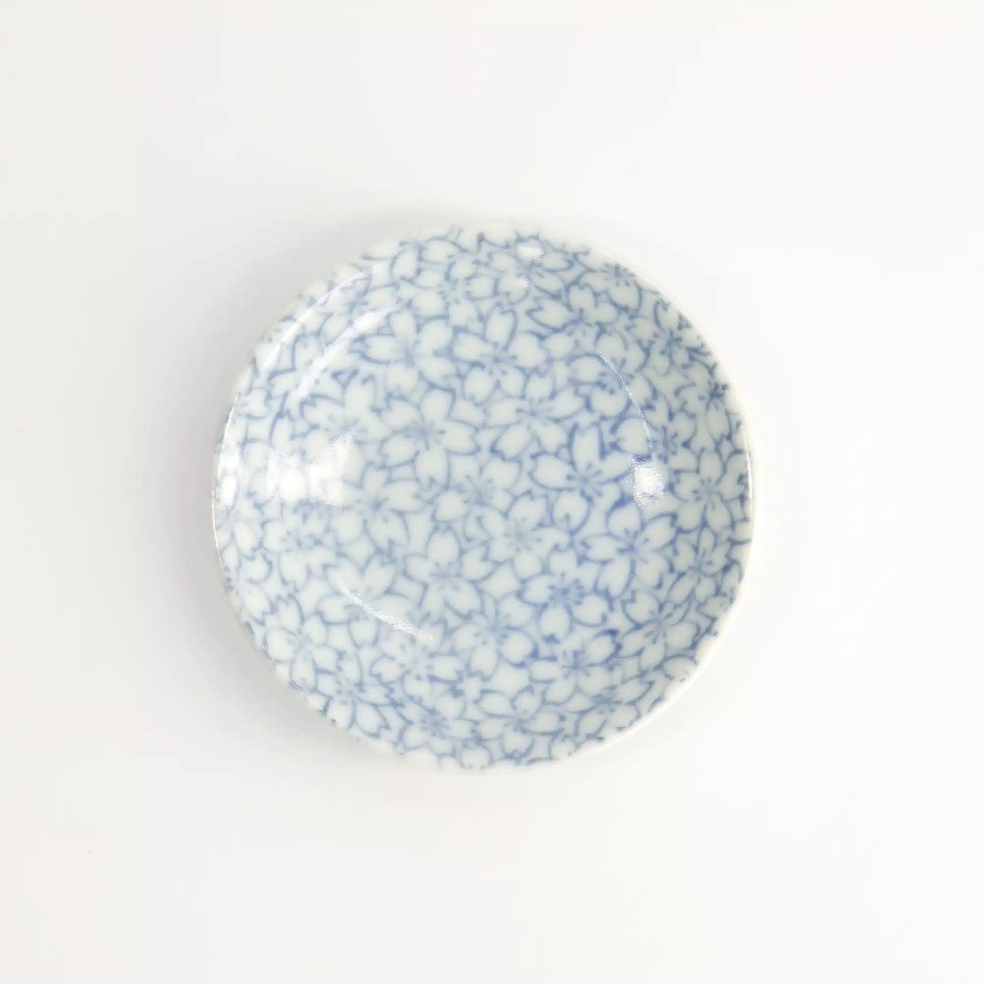 Tokyo Design Studio - Kawaii - Sakura Blue - Sauce Dish - 9x2cm - Image 2