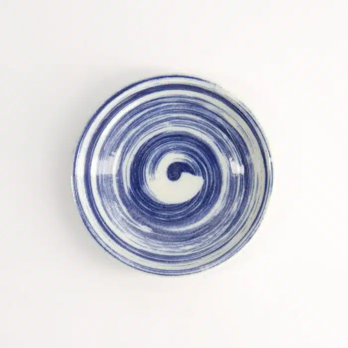 Tokyo Design Studio - Swirl Blue - Sauce Dish - 9x2cm - Image 2