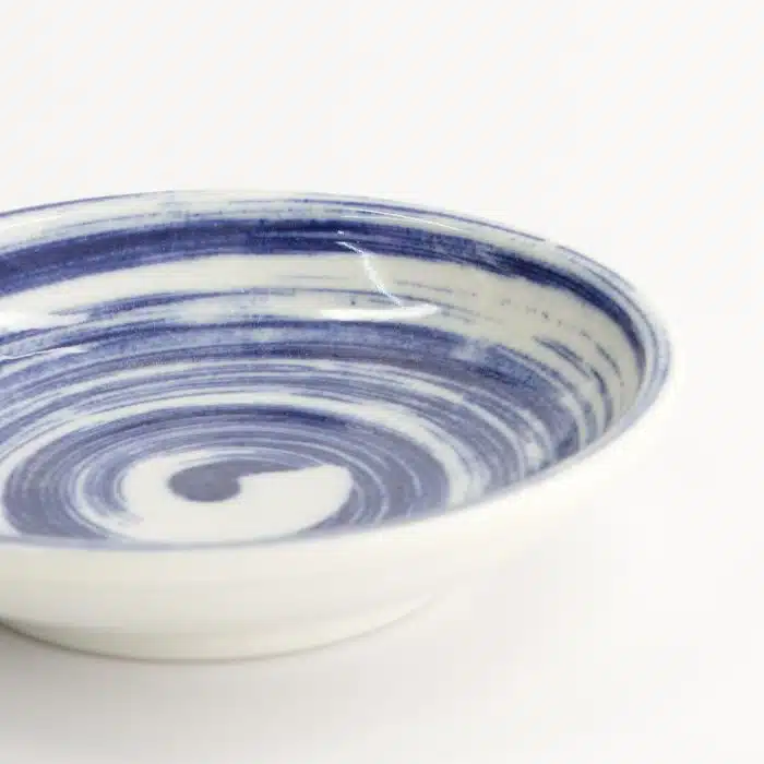 Tokyo Design Studio - Swirl Blue - Sauce Dish - 9x2cm - Image 4