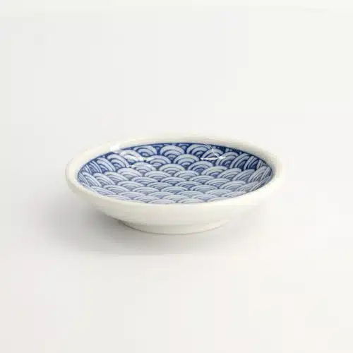 Tokyo Design Studio - Seigaiha Blue - Saus schaal - 9x2 cm