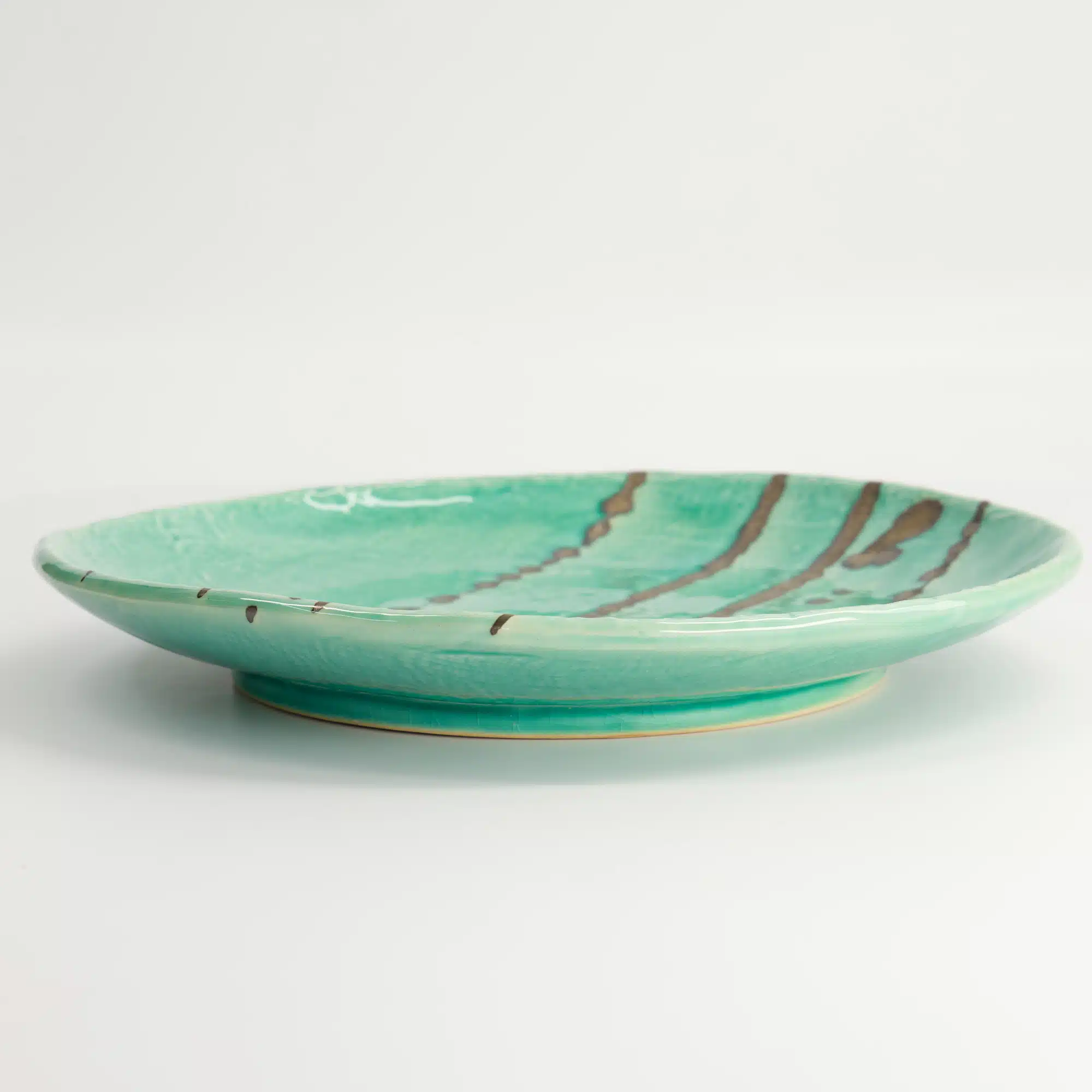 Tokyo Design Studio - Yamasaku - Turquoise - Round Plate - 23x3cm - Image 3
