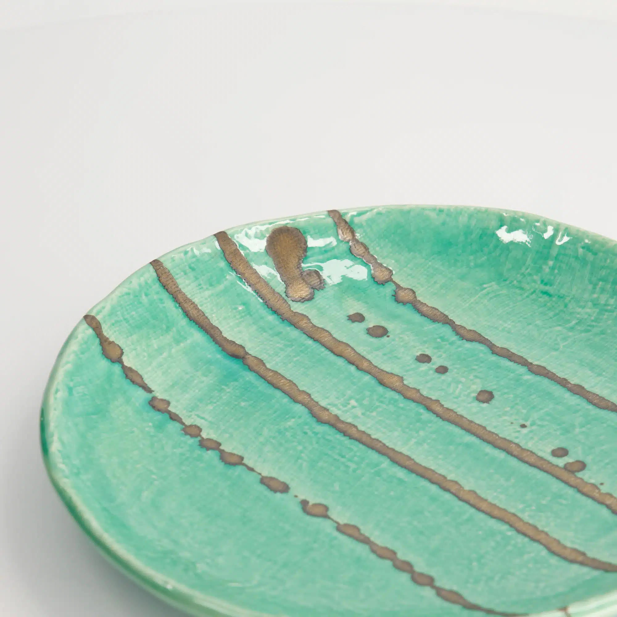 Tokyo Design Studio - Yamasaku - Turquoise - Round Plate - 23x3cm - Image 4