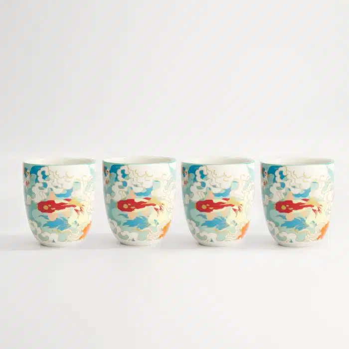 Tokyo Design Studio - Kawaii - Goldfish - Teacup - 4pcs - 7x8cm - 170ML - Image 3