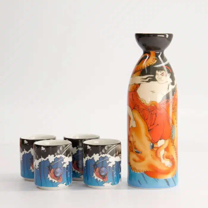 Tokyo Design Studio - Kawaii - Yakuza - Octopus - Sake - Set 1:4 - 220/50ML