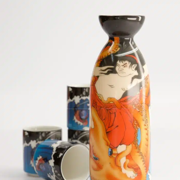 Tokyo Design Studio - Kawaii - Yakuza - Octopus - Sake - Set 1:4 - 220/50ML - Image 3