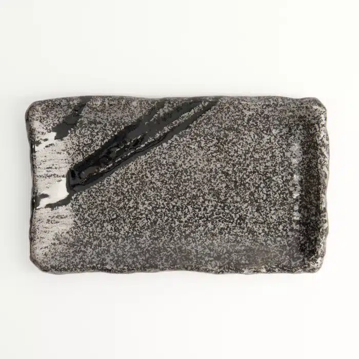 Tokyo Design Studio - Rectangular Plate - Black/Grey - 22.2x13.3x2 cm - Image 2