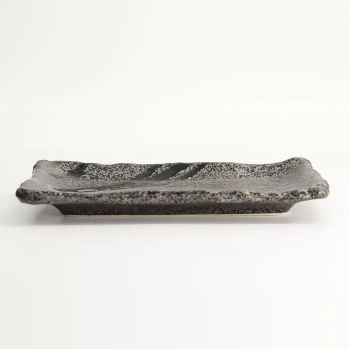 Tokyo Design Studio - Rectangular Plate - Black/Grey - 22.2x13.3x2 cm - Image 3