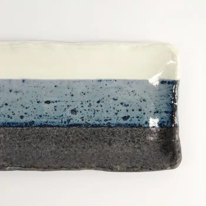 Tokyo Design Studio - Rectangular Plate - Black/Blue/White - 22.2x13.3x2 cm - Image 4