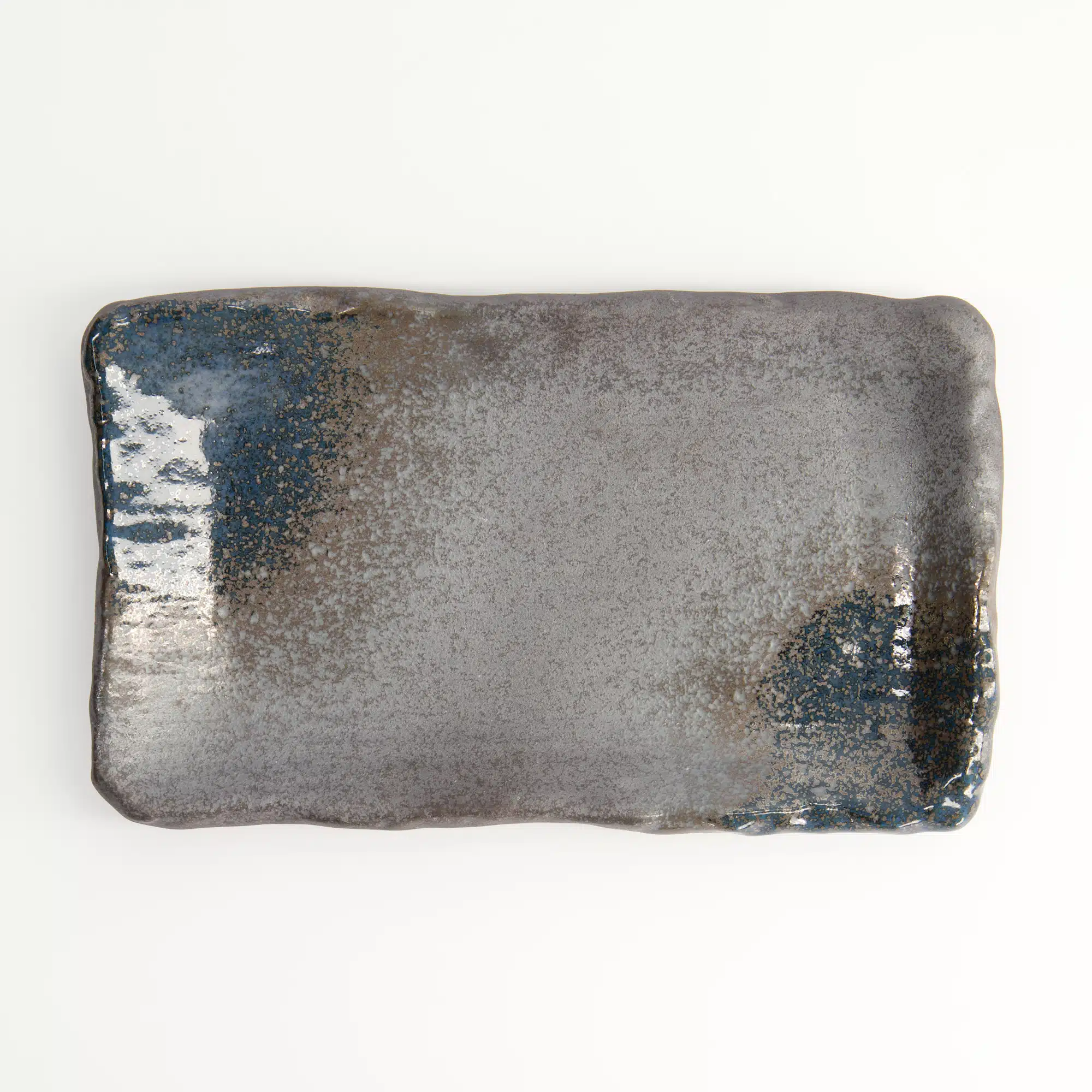 Tokyo Design Studio - Rectangular Plate - Grey/Blue - 22.2x13.3x2 cm - Image 2