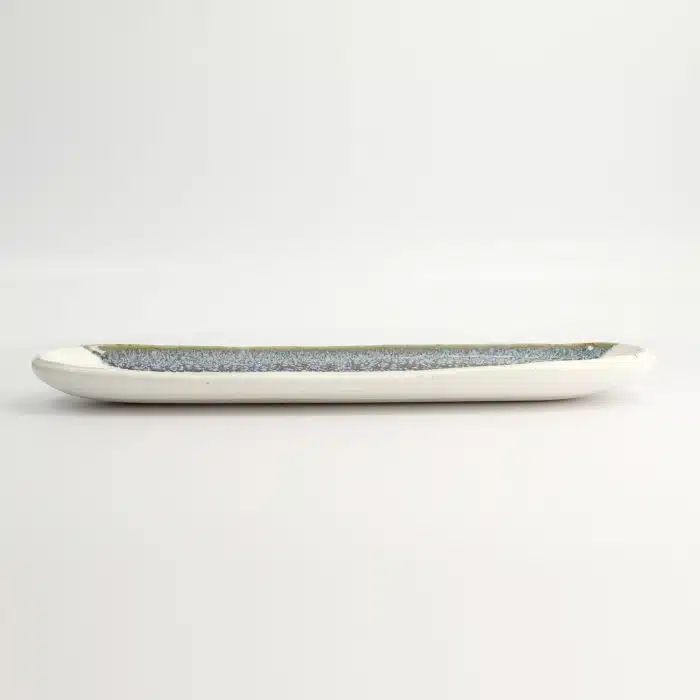 Tokyo Design Studio - Oval Plate - White/ Blue - 34.5x10.8x2.5cm - Image 3