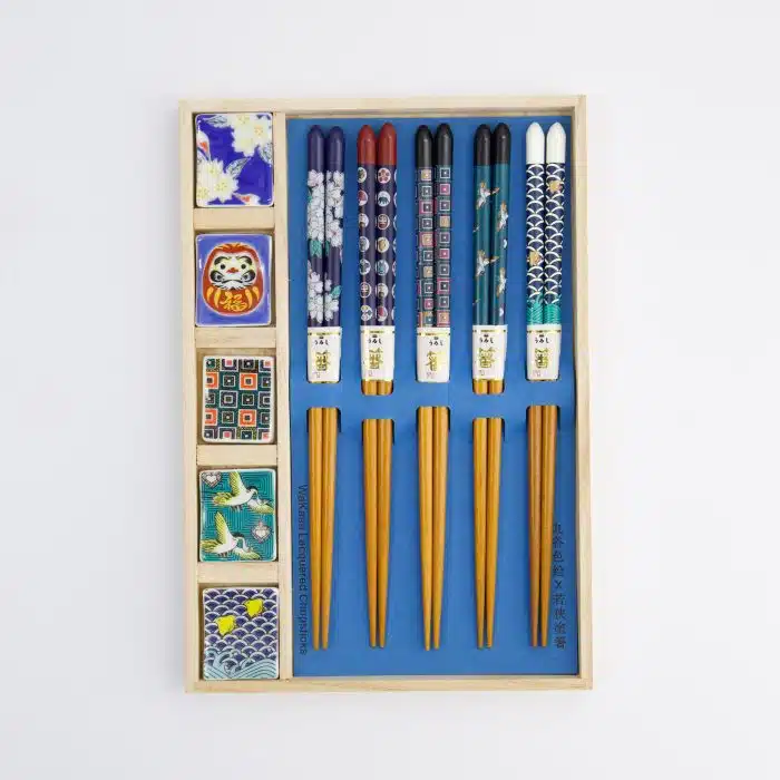 Tokyo Design Studio - Large Plate - Chopstick - Giftset/10 - Japan - In Wooden Box - Image 3