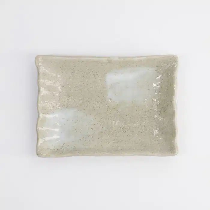 Tokyo Design Studio - Plate - White Ash - 15.5x11x2.5cm - Image 2